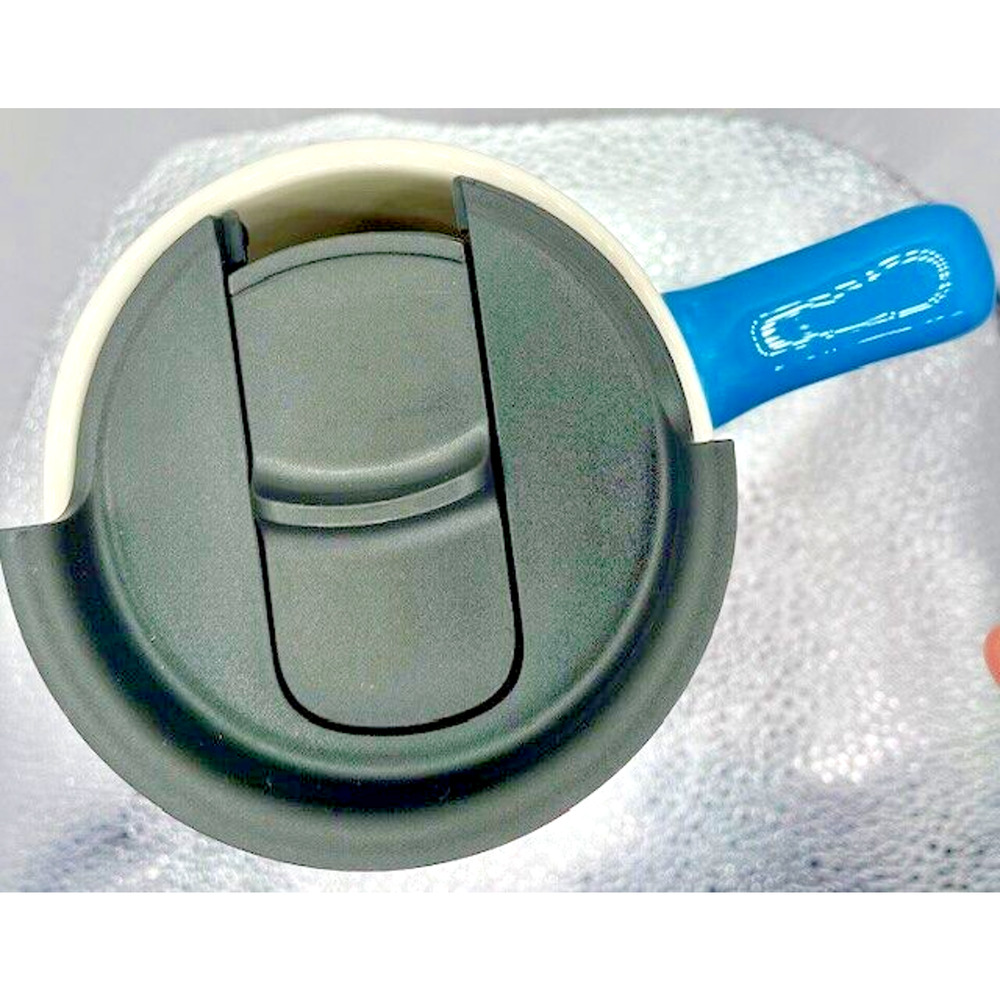 Ceramic Happy Camper 16oz Travel Mug, Coffee Or Tea Cup with Lid - Picture 6 of 10